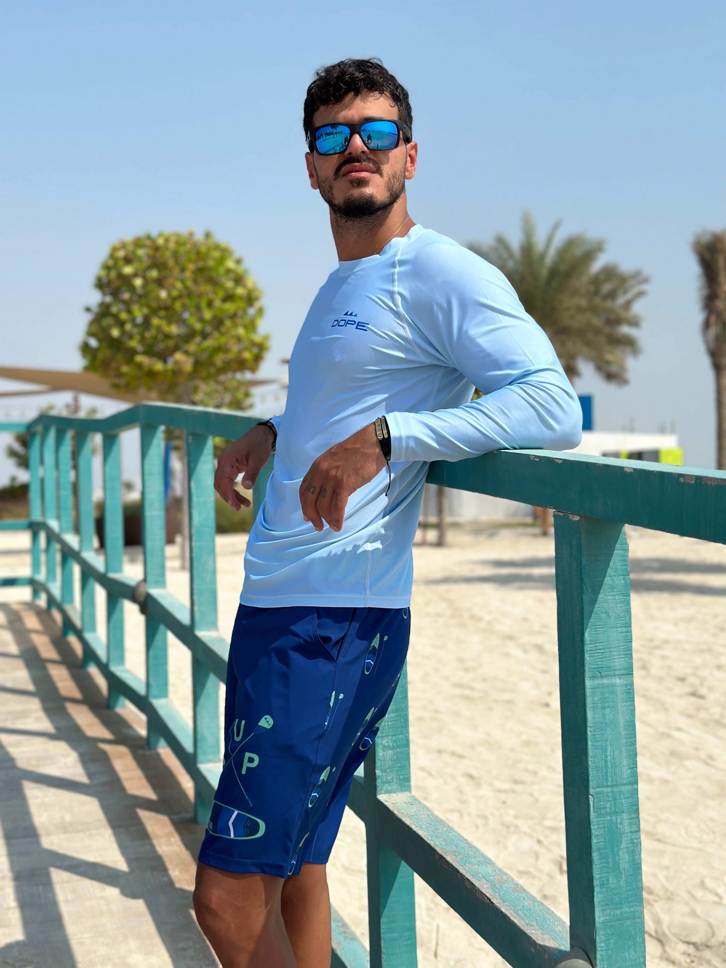 50+UPF Long Sleeve T-shirt, Polyester T-shirt, Rashguard, SUP